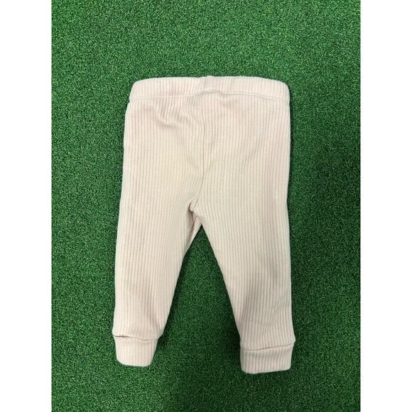 Cat & Jack girls' pink ribbed leggings Size 3T - Picture 4 of 4